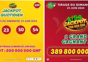LONAGUI: Enfin, un gros gagnant dans la ville de Mamou