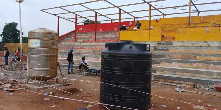 Les Travaux de Rénovation du Stade 1er Mai de Boké : UMS Accélère le Projet