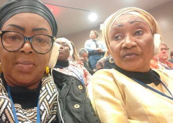 Hadja Marie Louise Sanoussy Camara parmi la délégation guinéenne à la 69ᵉ session des Nations Unies sur les droits des femmes
