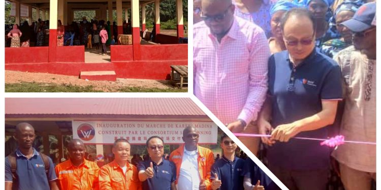Boké-Économie: Le Consortium SMB-Winning remet officiellement le Marché Hangar de Karéki Madina