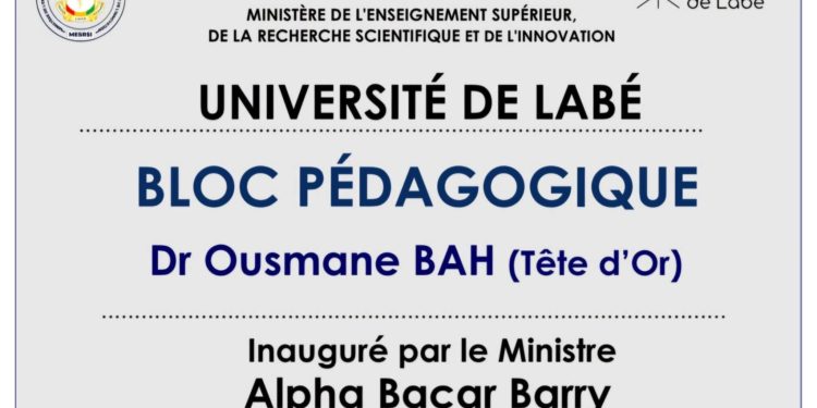 Immortalisation de feu Ousmane Bah « Tête d’Or » à l’Université de Labé : un hommage mérité à un bâtisseur du savoir