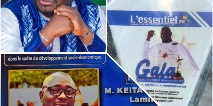 Prix honorifique : le journal L’Essentiel distingue Mohamed Lamine Keita à Kaloum