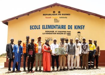 Télimélé : UMS Africa Group et la Fondation Wazni rénovent et équipent une école à Kinsy