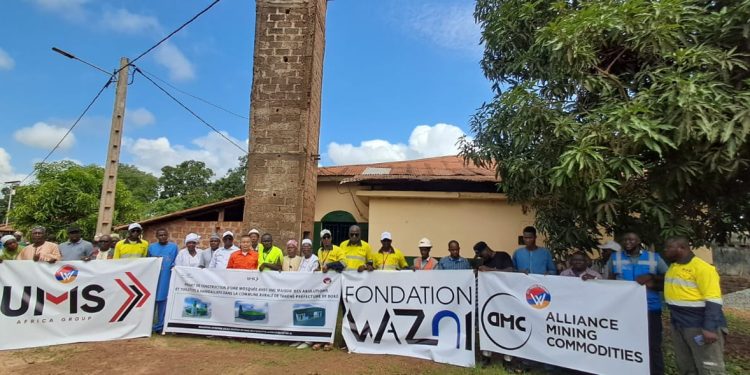 COMMUNIQUÉ DE PRESSE  Boké 26/06/2026 : À Tanènè, le groupe UMS s&rsquo;engage pour la reconstruction de la mosquée Masdjid Firdaouss de Hamdallaye.