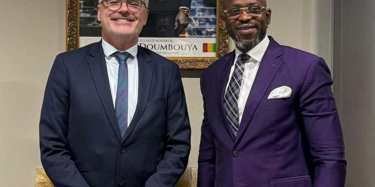 COOPÉRATION AÉROPORTUAIRE : L’AMBASSADEUR DE FRANCE EN VISITE À L’AÉROPORT INTERNATIONAL DE CONAKRY